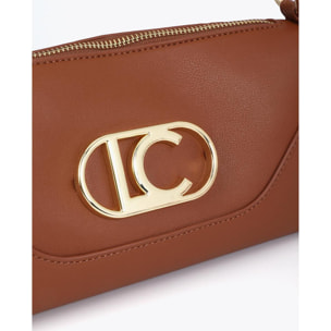 Borsa a tracolla con manico annodato e parte inferiore