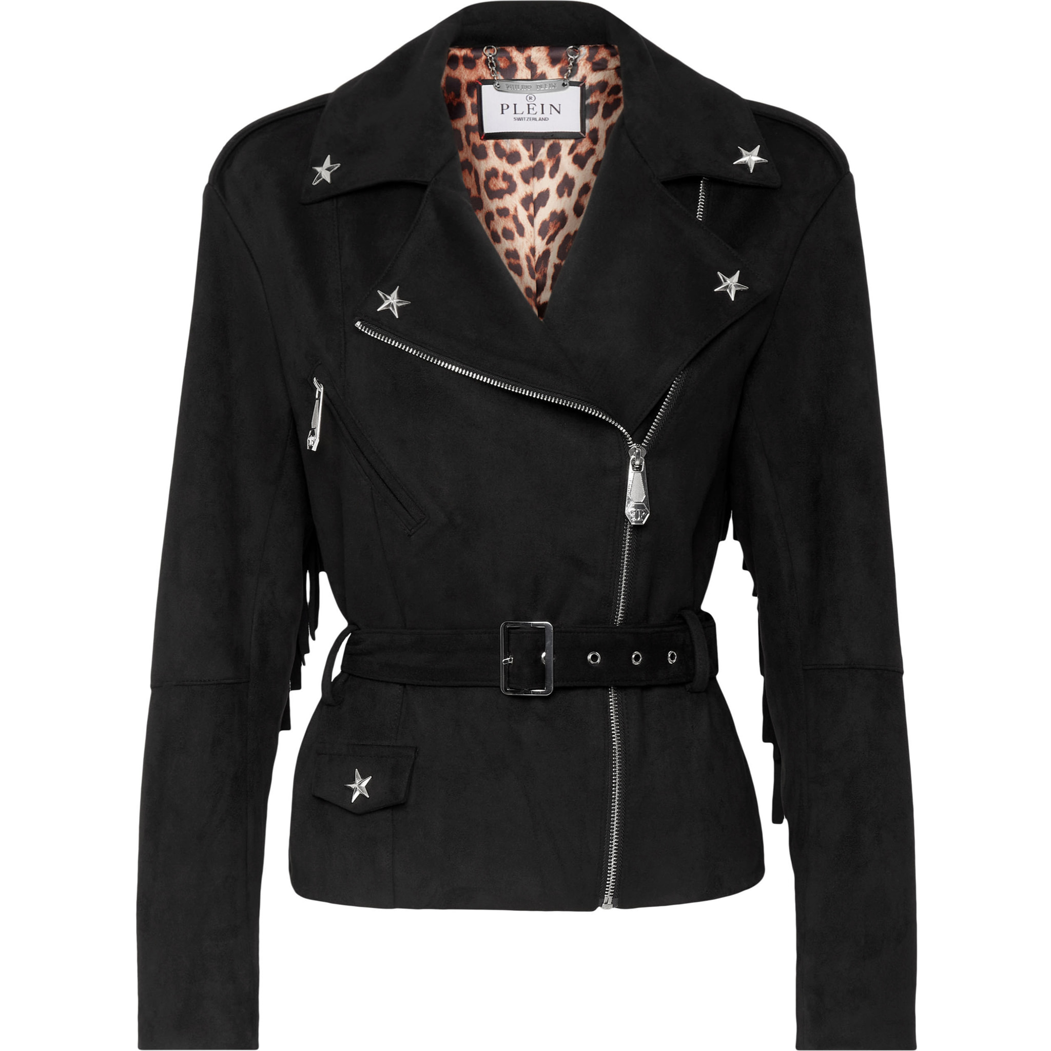 PHILIPP PLEIN Biker Jacket STARS