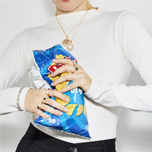 Anillo con Circonita Onix acabado oro 18k