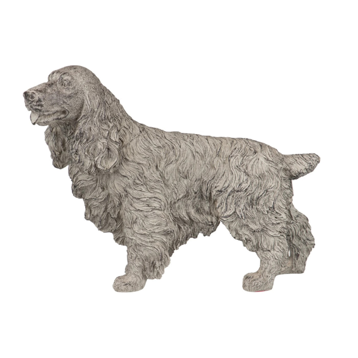 Figura Perro Resina 31x12x24 Cm