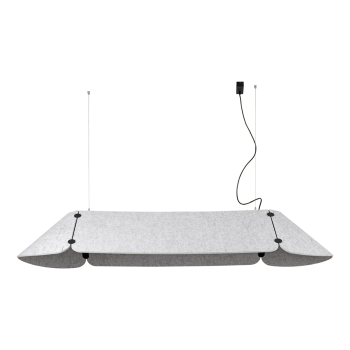 FONOVIA 1560 Lampe suspension gris 25W 4000K