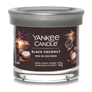 Candela piccola signature Black Coconut Yankee Candle