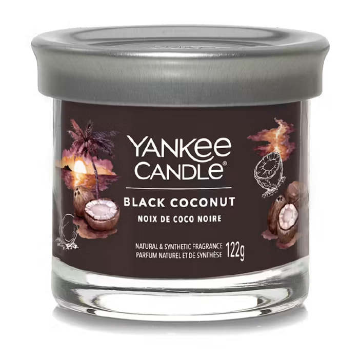 Candela piccola signature Black Coconut Yankee Candle
