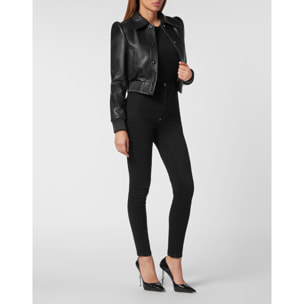 PHILIPP PLEIN Leather Bomber