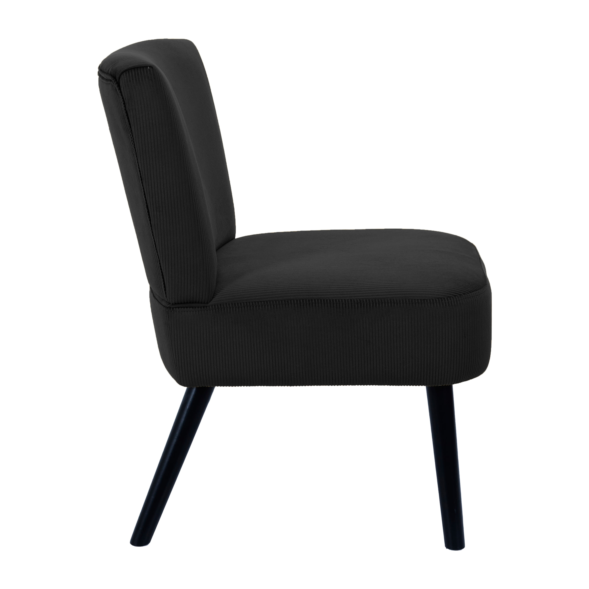 Fauteuil Crapaud Giulia Noir
