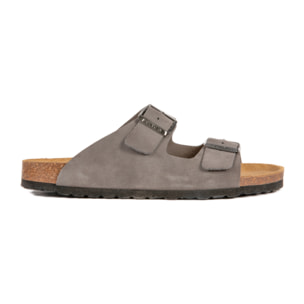 SANDALIA BABUNKERS GRIS