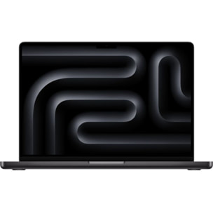 Ordinateur Apple MACBOOK Pro 14" Puce M5 Pro CPU 15 / GPU 16 coeurs Mémoire RAM 24Go Stockage 2To SSD XDR Noir sidéral