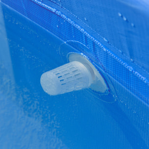 Piscina Desmontable 3600L Rectangular con Depuradora Cartucho 291x190x75 cm Azul