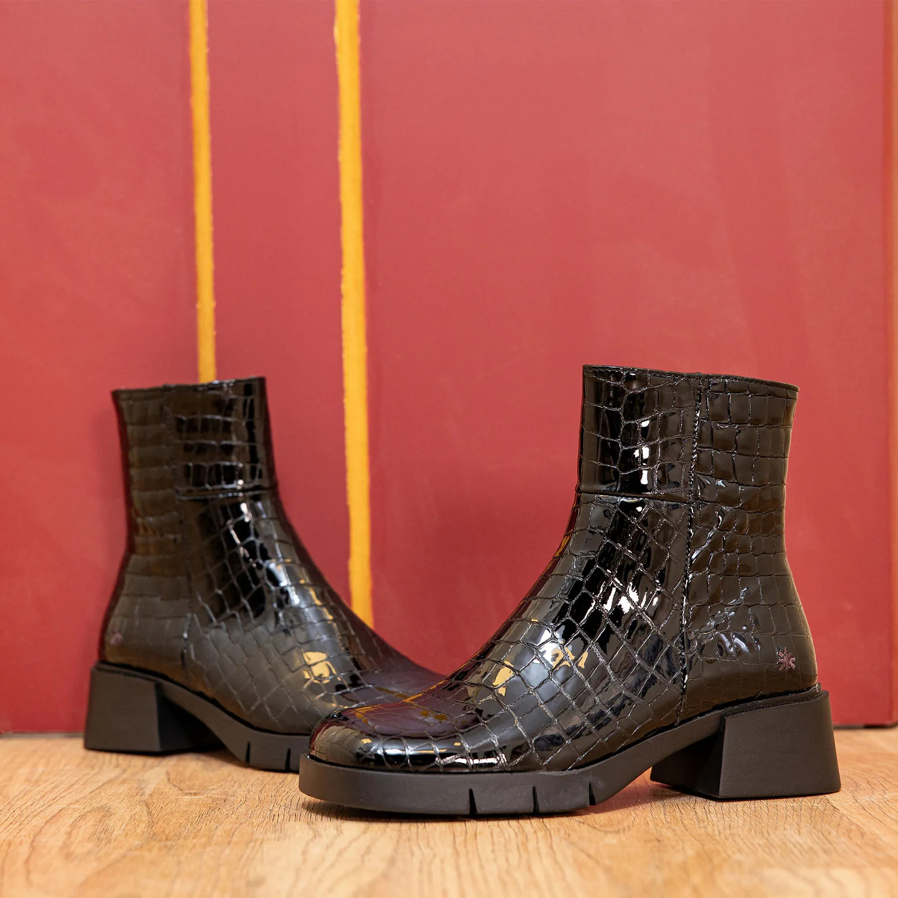 Botines 1284 NAPPA BLACK / VARSOVIA color Black