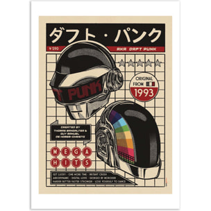 Affiche - Daft Punk - Rafa Gomes