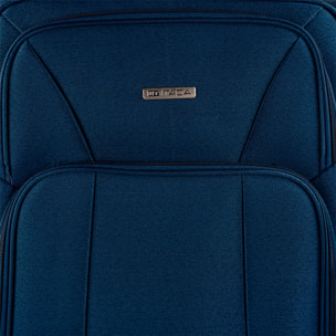 Juego De Maletas Semi-Rígidas Eva Itaca Bergamo Marino