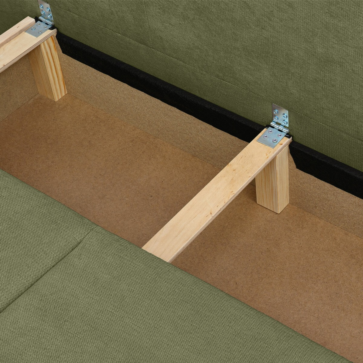 Canapé convertible 3 places en tissu chenille - LARIA