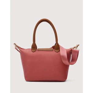 Bolso de mano Rosa con Bandolera - Elizana