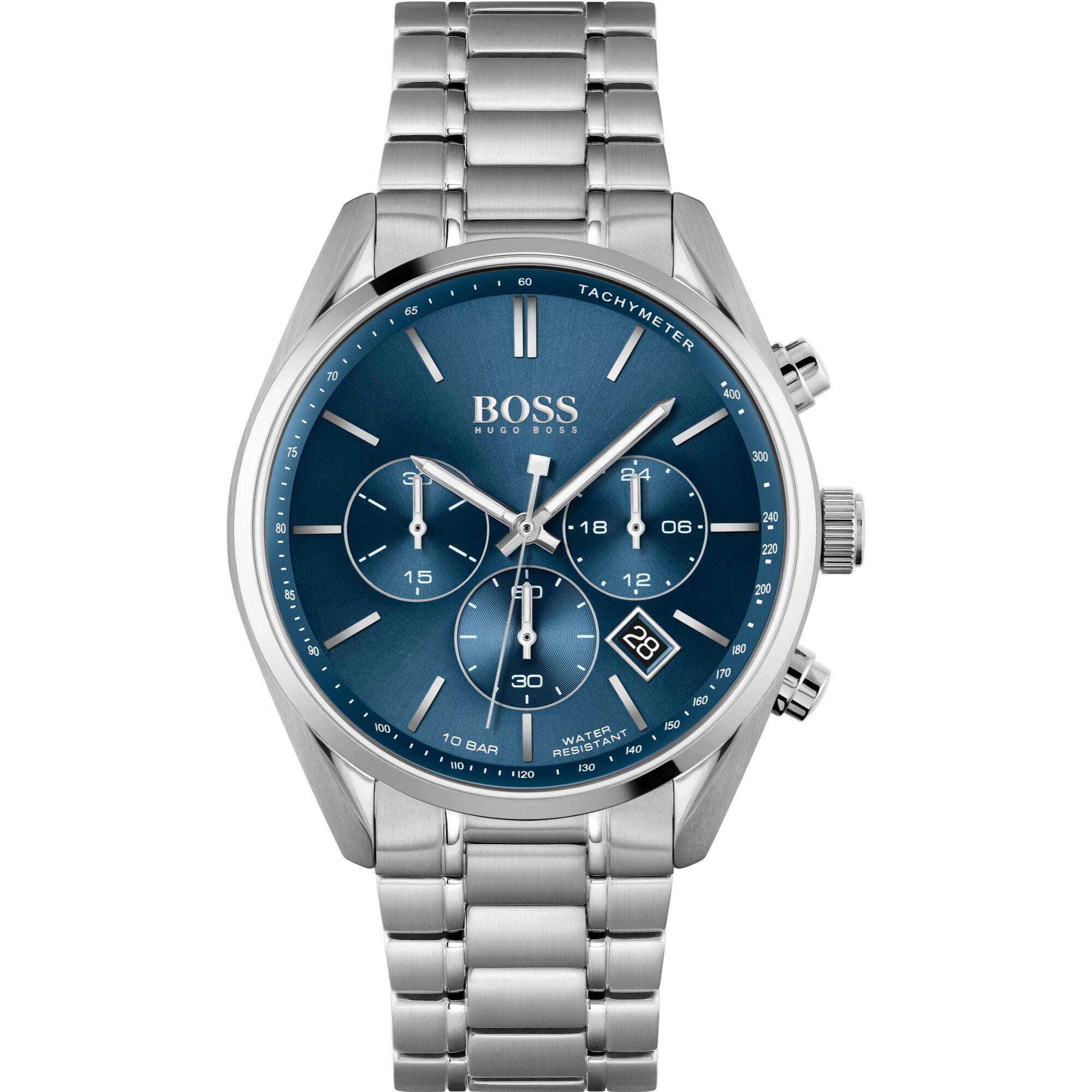Reloj Boss 1513818 Hombre Analogico Cuarzo con Correa de Acero inoxidable