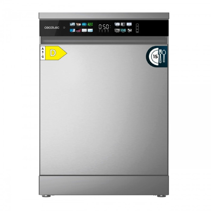 Cecotec Lavastoviglie 60 cm Bolero Aguazero 6210 Inox D