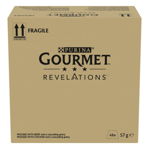 GOURMET REVELATIONS Mousseline Poulet Bœuf 48x57g