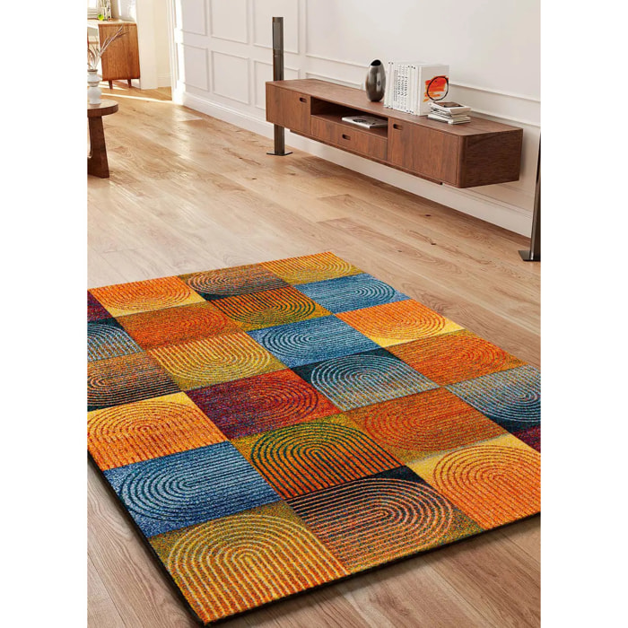 SYBIL Alfombra geométrica en multicolor, varias medidas disponibles