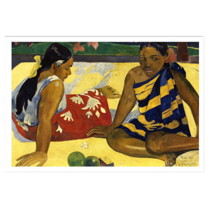 Poster Les nouvelles du jour - Parau api par Paul Gauguin Affiche seule