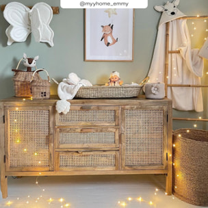 Ensemble buffet et meuble TV en bois - Tiki