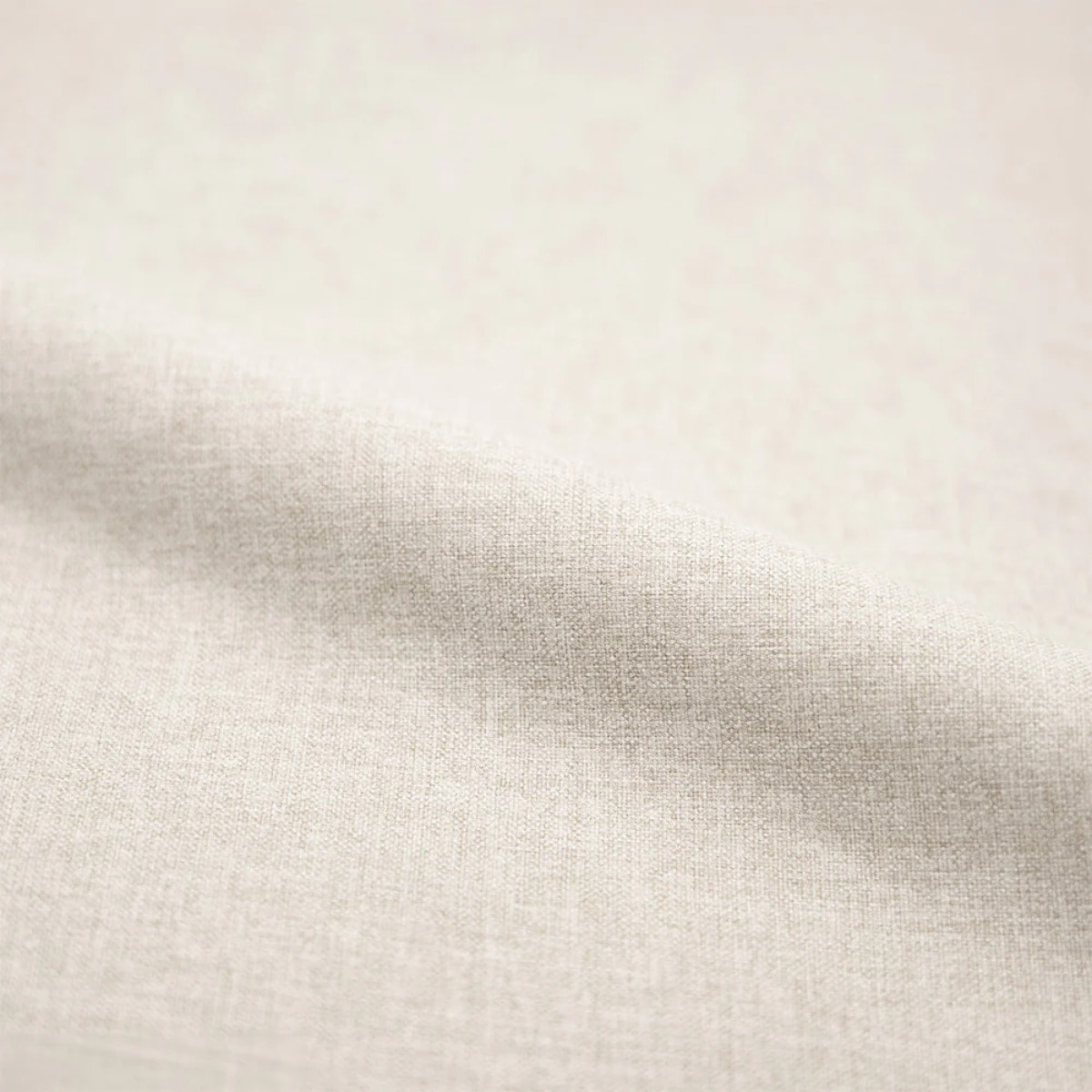 Lot de 2 chaises en tissu beige et pieds en métal noir - Verner