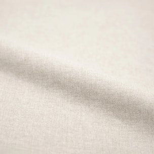 Lot de 2 chaises en tissu beige et pieds en métal noir - Verner