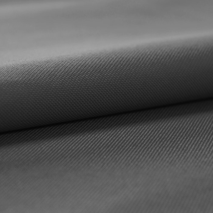 Rideau ignifugé M1 galon fronceur - Gris anthracite