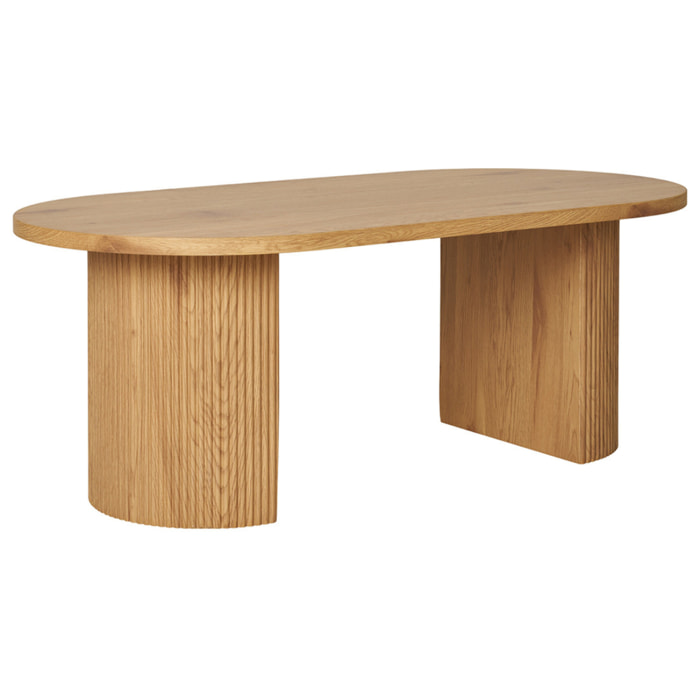 Oliva - table basse - effet bois - 120 cm - Bois