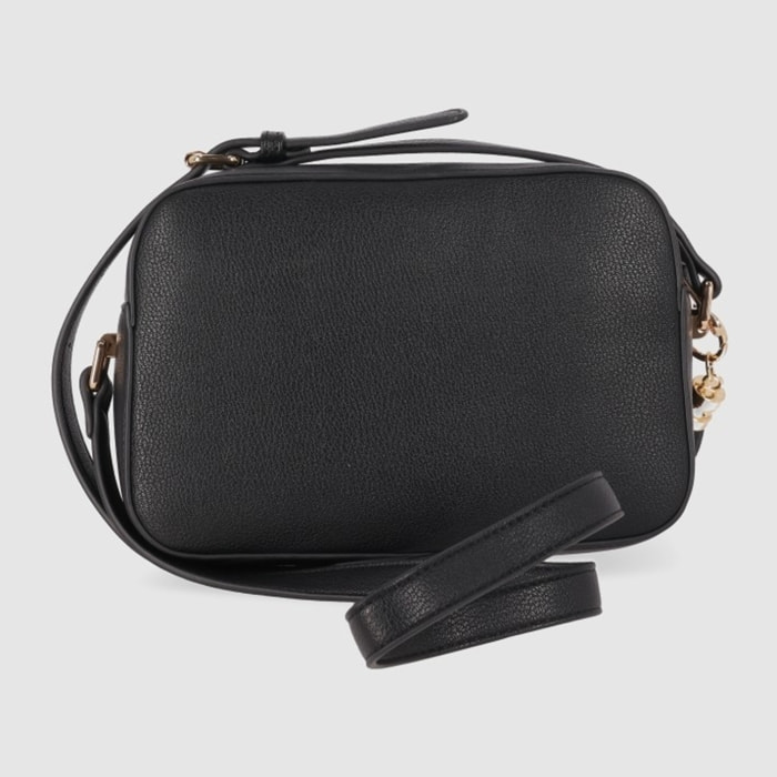 Bolso - Negro - Medida: 24 cm x 17 cm x 7 cm