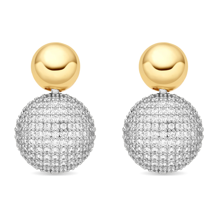 Pendientes Avihe acabado oro amarillo 18k