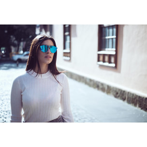 Gafas de sol OCEAN MODENA - Carey mate / Plana revo azul cielo