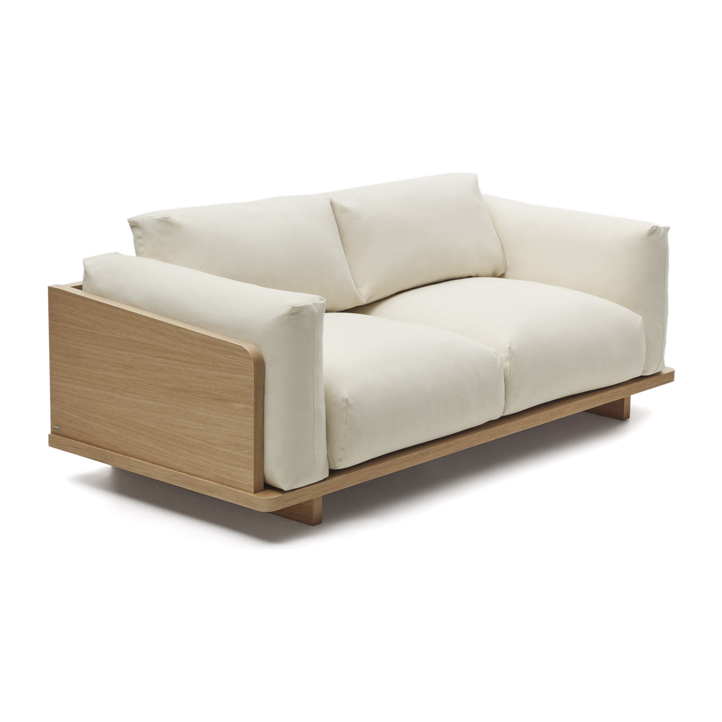 Sofá Oaq 3 plazas beige 225 cm FSC Mix Credit