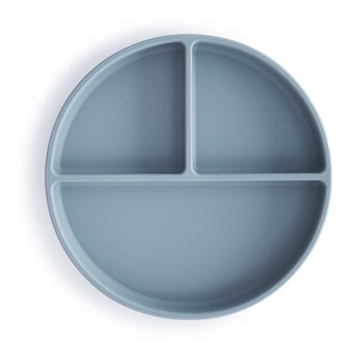 Mushie Plato Ventosa-Compartimentos Solid