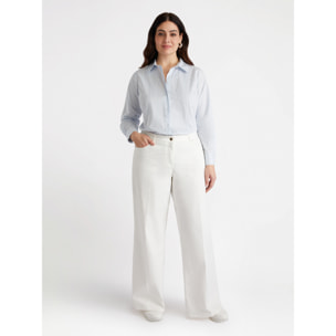 Fiorella Rubino - Camisa de rayas - Light - blue