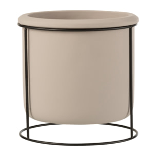 J-Line cache-pot suspendu - ciment - taupe - small Ø 16 cm