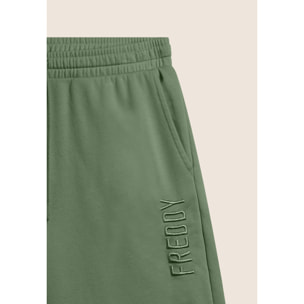 Pantaloni Bermuda Oversize con ricamo FREDDY