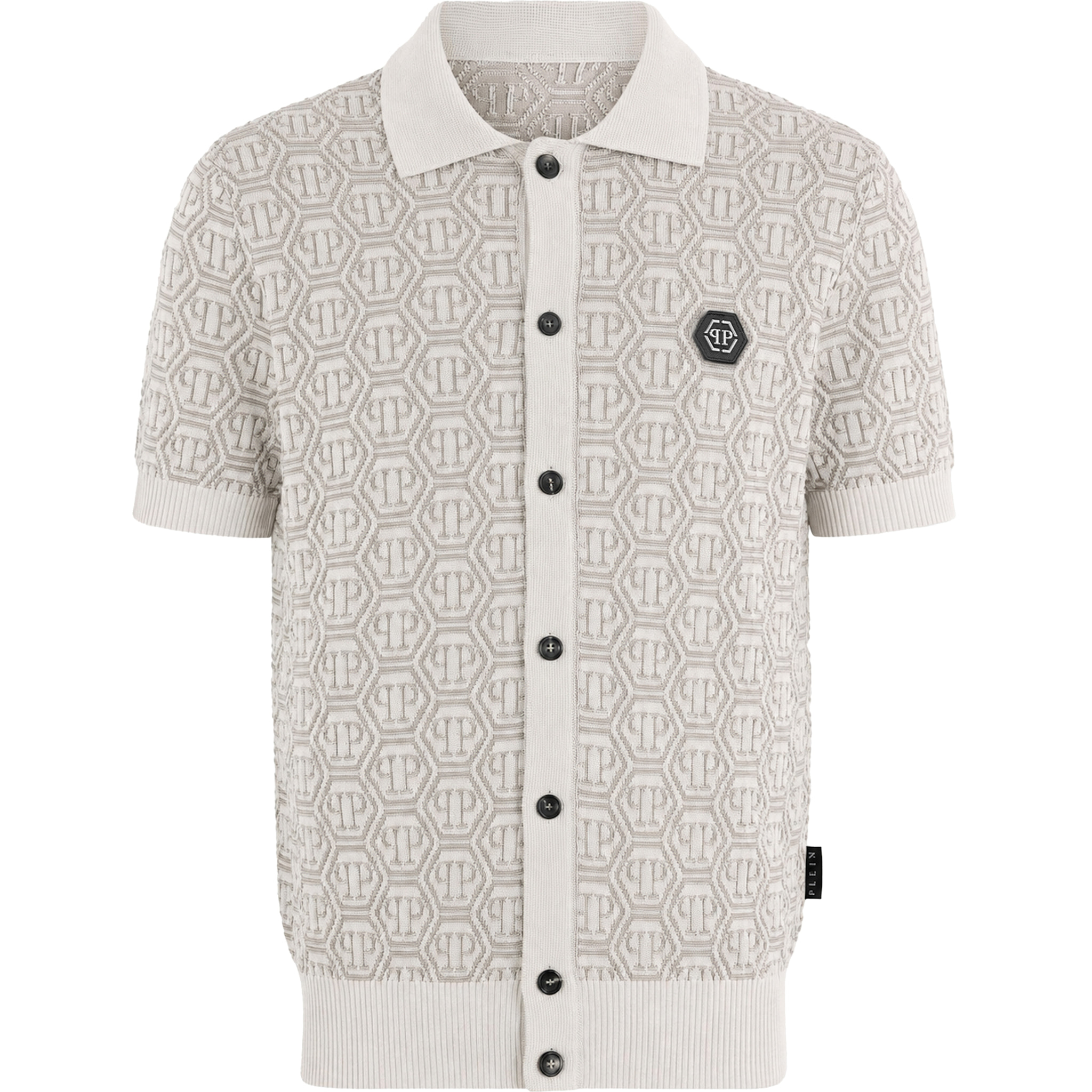 PHILIPP PLEIN Pullover dolcevita a maniche corte MONOGRAM