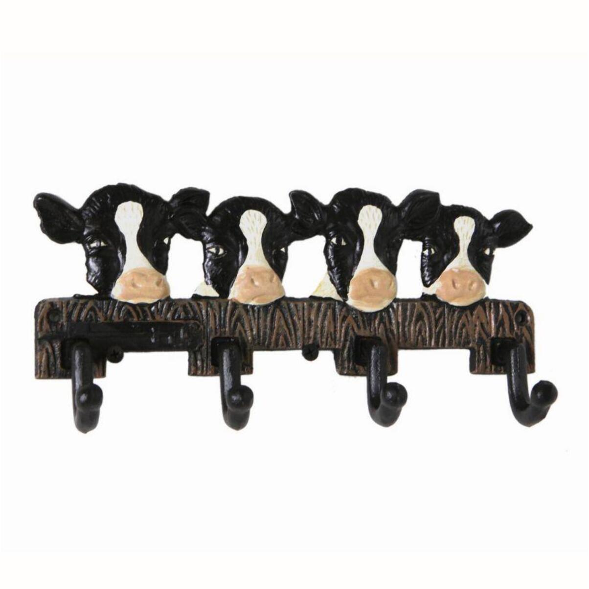 Appendino mucche in ghisa da 4 posti cm24x5,5h11