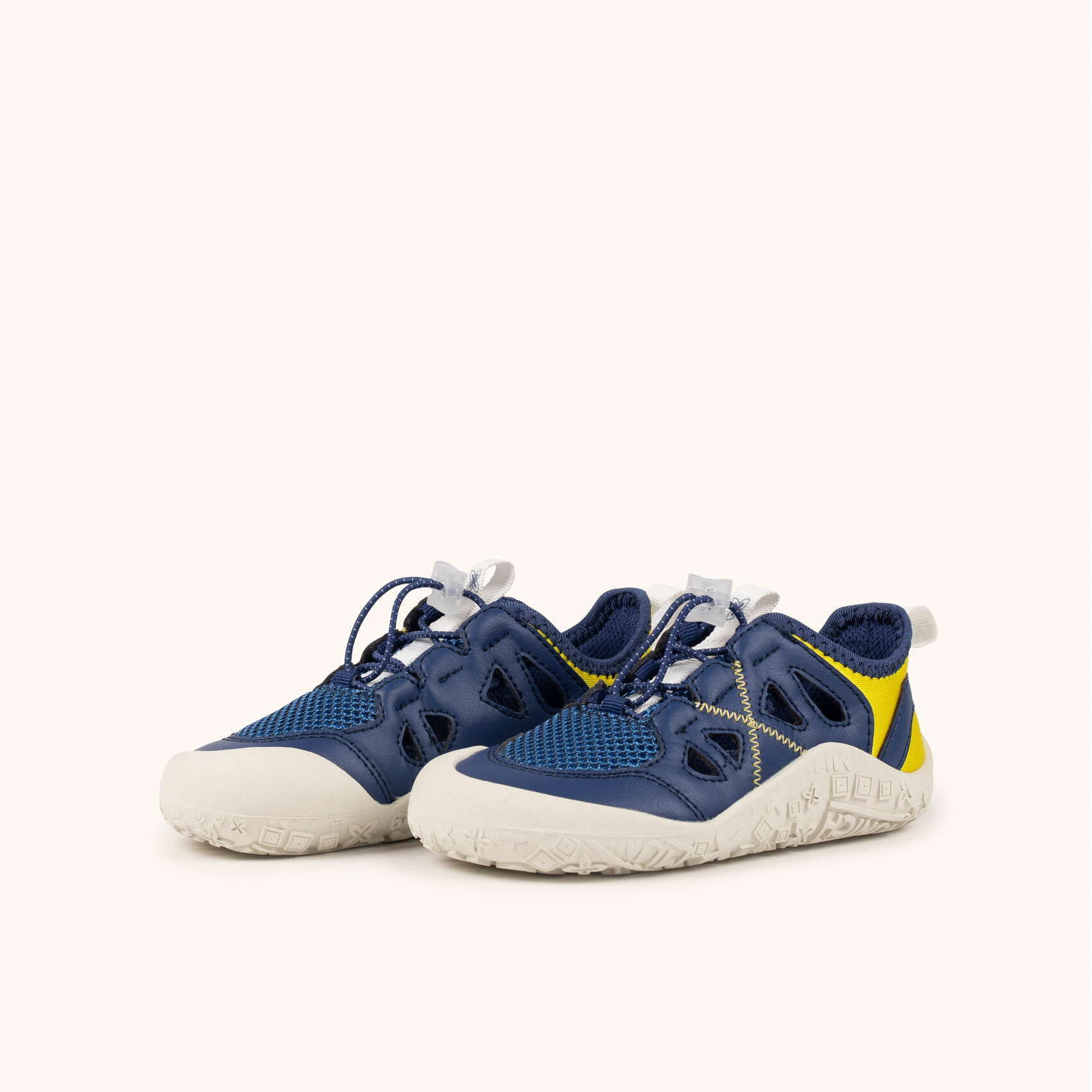 Zapatilla Barefoot Infantil de Verano Azul y Amarilla MUNICH MINI GLOSS 02