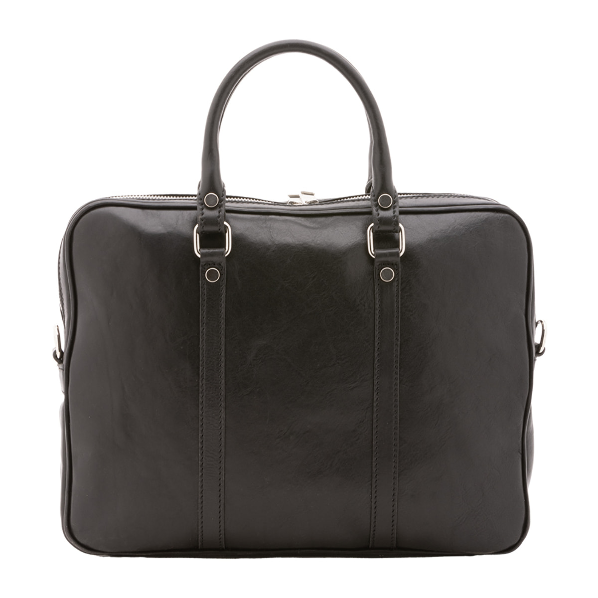 Borsa a mano  unisex In Vera pelle Made in Italy 37x31x6 cm