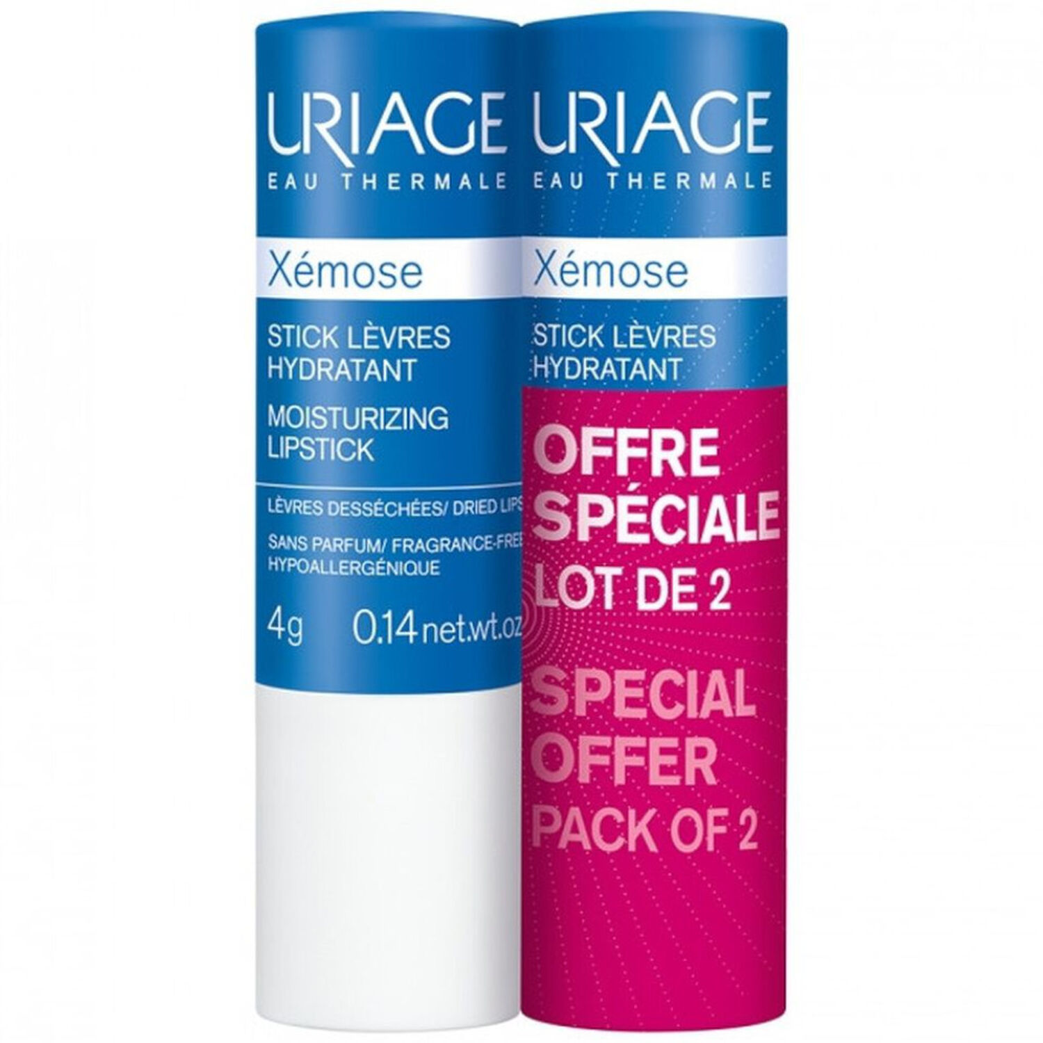 Xémose - Stick Lèvres Hydratant x2