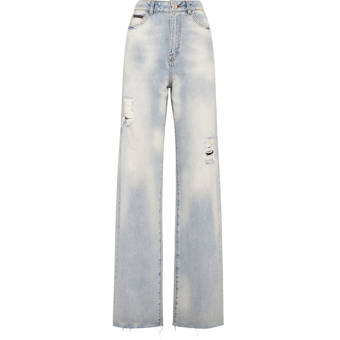 PHILIPP PLEIN Wide-leg jeans