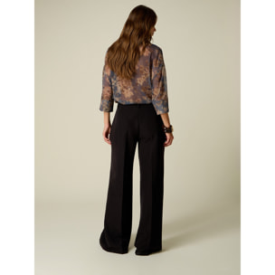 Oltre - Pantaloni a palazzo - Nero