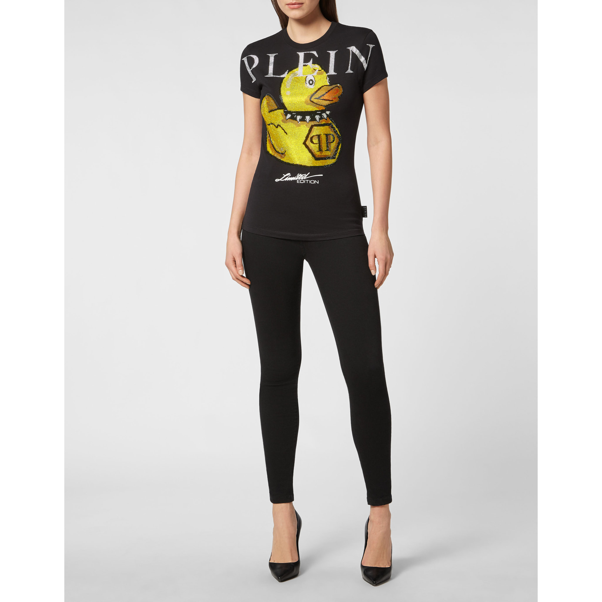 PHILIPP PLEIN T-Shirt Round Neck DUCK