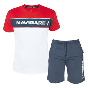 Pigiama Completo Uomo NAVIGARE Cotone Manica Corta - 6 Modelli