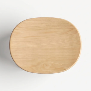Lot de 2 tabourets pour îlot central 63 cm en bois clair - Jude