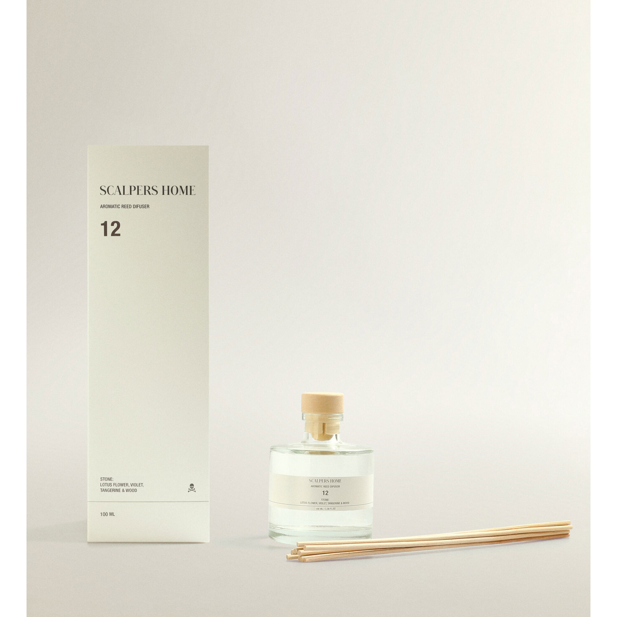 Set de 2 difusores mikado de 100ml aroma stone scalpers