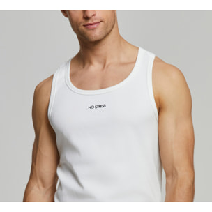 Canotta uomo no stress slim fit cotone