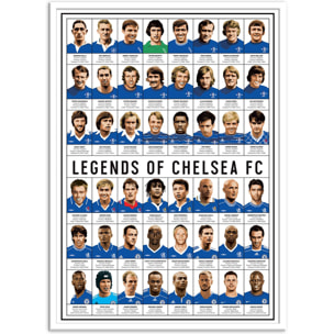 Affiche - Legends of Chelsea FC - Olivier Bourdereau