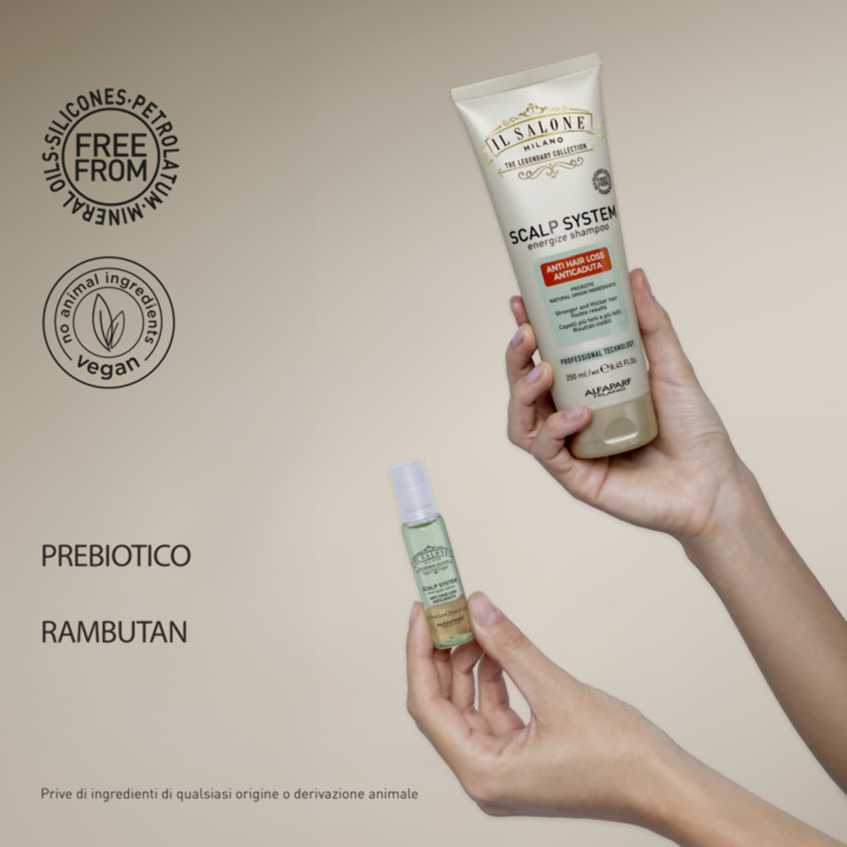 ALFAPARF MILANO Set Il Salone Scalp System Energize Sh 250ml + Scalp  Fiale 12x6ml