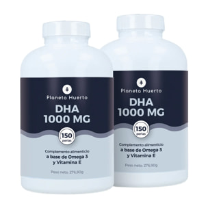 Pack 2x DHA 1000 mg Planeta Huerto 150 perlas